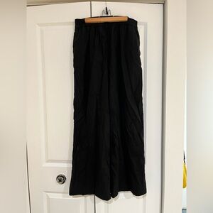 Sweaty Betty Linen Blend Wide Leg Pants